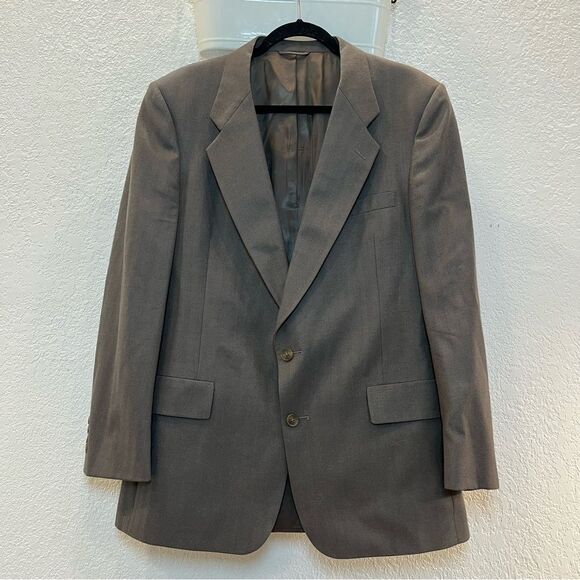 Dior Other - Christian Dior Monsieur Wool 2 Button Suit Jacket Blazer in Taupe size 42R
